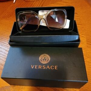 Versace Brown Gradient Sunglasses
